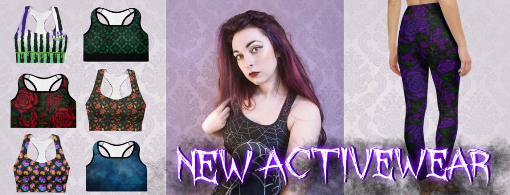 Bonnie's Bat Boutique New Activewear Gothic Alternative Clothing